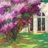 Lilac Tree Art paint by number
