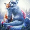Fox Couple paint by number