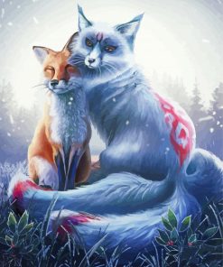 Fox Couple paint by number