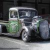 Old 1937 Ford Pickup paint by number