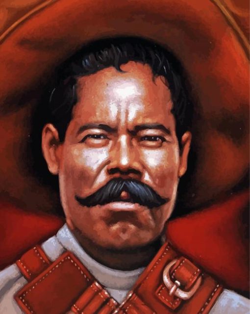 Pancho Villa Art paint by number