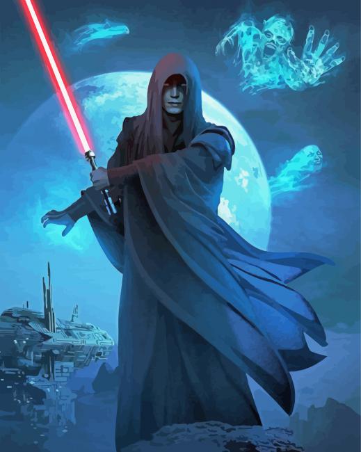 Sith Lord Character paint by number