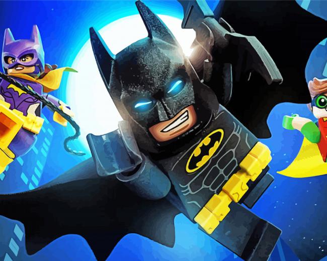 The LEGO Batman Movie paint by number