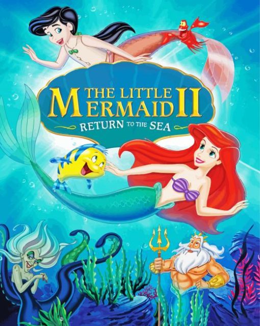The Little Mermaid II Return To The Sea paint by number