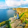 Couple In Cliff Of Mother paint by number