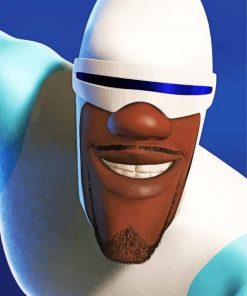 Frozone From The Incredibles paint by number