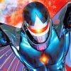 Galaxy Darkhawk paint by number