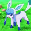 Pokemon Glaceon paint by number
