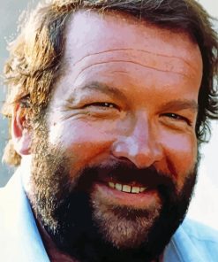 The Actor Bud Spencer paint by number