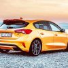 Yellow Ford Focus St paint by number