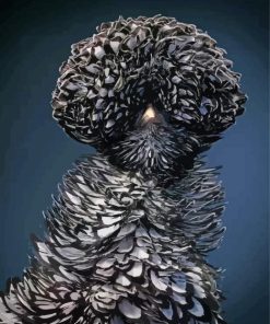 Aesthetic Frizzle Chicken paint by number