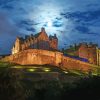 Moonlight Edinburgh Castle paint by number