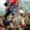 Russo Japanese War Scene paint by number