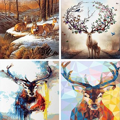 Antlers Paint By Numbers