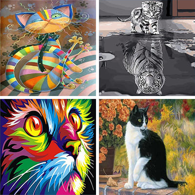 Cat Paint By Numbers