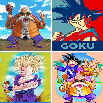 Dragon Ball Z Paint By Numbers