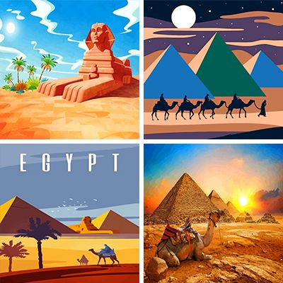 Egypt Paint By Numbers