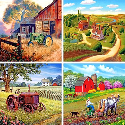 Farmlands Paint By Numbers