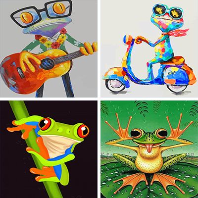 Frogs Paint By Numbers