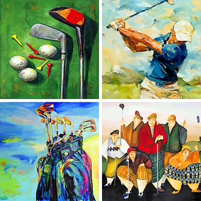 Golf Paint By Numbers