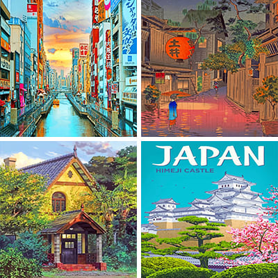 Japan Paint By Numbers