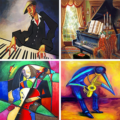Musics Paint By numbers