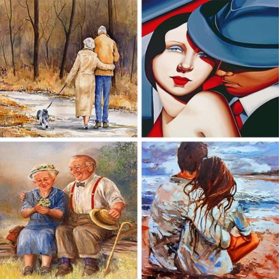 Romantic Couple Paint By Numbers