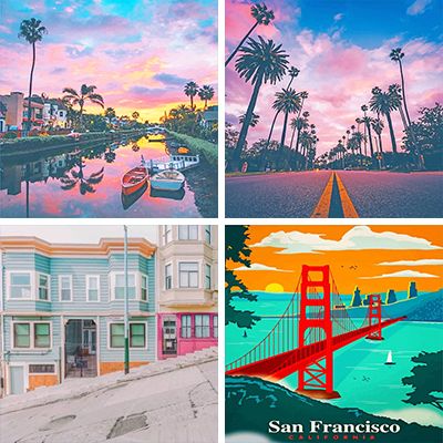 California Paint By Numbers