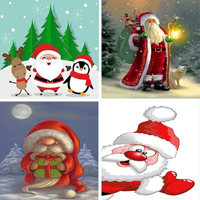 Santa Claus Paint By Numbers
