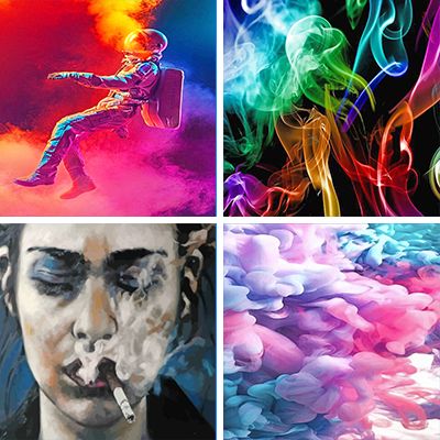 Smoke Paint By Numbers