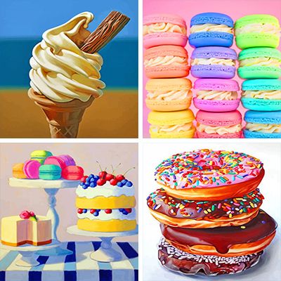 Sweets Paint By Numbers 