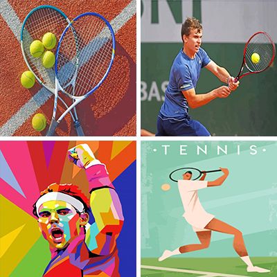 Tennis Paint By Numbers