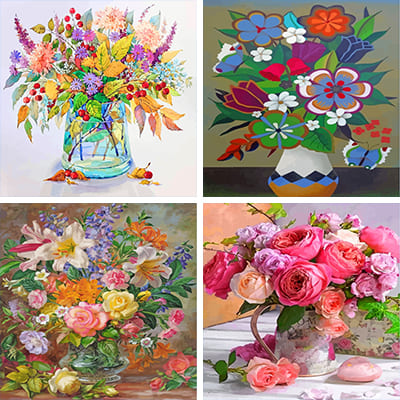 Vases Paint By Numbers