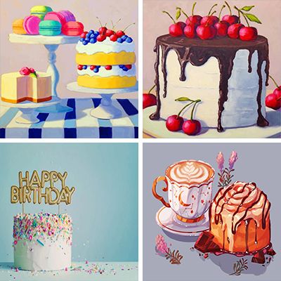 Cakes Paint By Numbers
