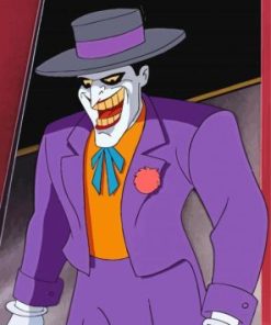 Animated Joker Character Paint by Numbers