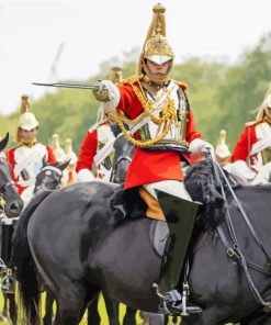 British Army Household Cavalry paint by numbers