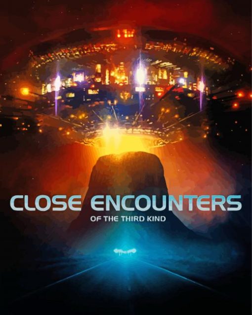Close Encounters Of The Third Kind Movie Poster paint by numbers