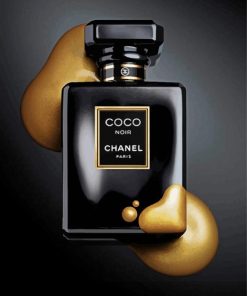 Coco Noir Chanel Perfume paint by numbers