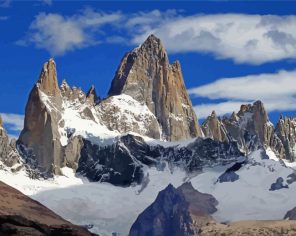 Fitz Roy Mountain Paint by Numbers