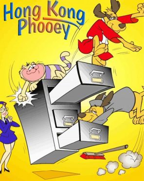 Hong Kong Phooey Poster Paint by Numbers