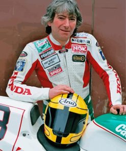 Joey Dunlop paint by numbers