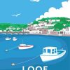 Looe Harbour Cornwall Poster paint by numbers