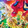 Marvels Sinister Six paint by numbers