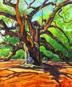 Old Ancient Tree Paint by Numbers