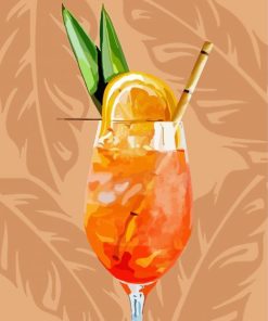 Spritz Cocktail paint by numbers