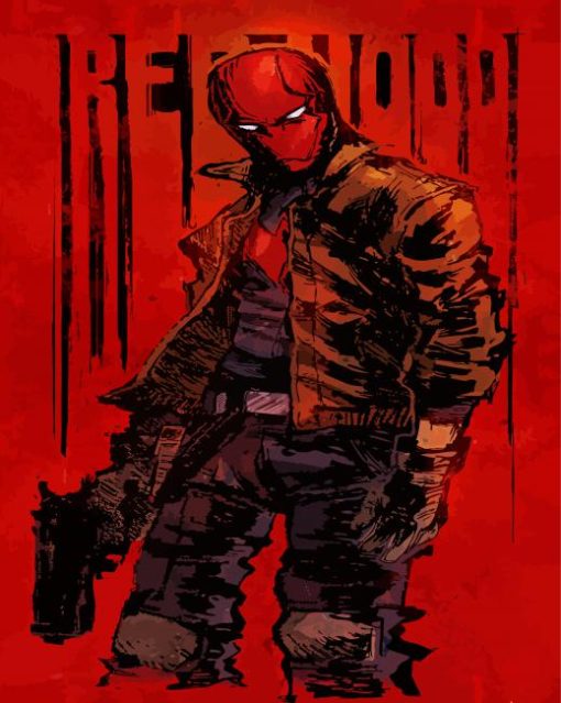 The Red Hood Art paint by numbers