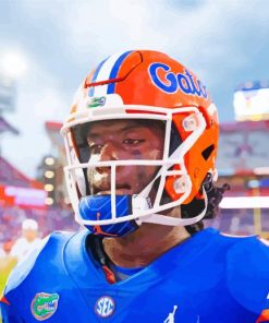 University Of Florida Gators Football Player paint by numbers