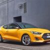 Yellow Hyundai Veloster Car Paint by Numbers
