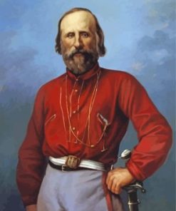 Aesthetic Giuseppe Garibaldi Paint by Numbers