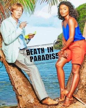 Death In Paradise Poster Paint by Numbers
